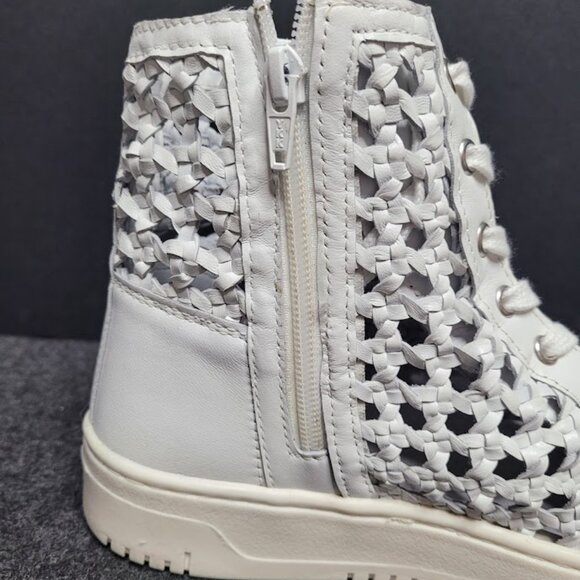 NIB Free People - Hayes High Top Sneaker - Ivory Sz 8 - Picture 6 of 12